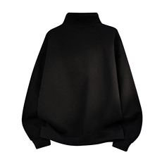 春季！400克足全棉复合潮牌polo领圆领拉链卫衣外套RH142-P45，女装短外套，星座610B-1