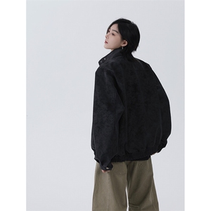 春季新款港风拼接贴袋设计离开夹克外套潮 XZ213-JK1002-P85控128图片