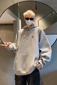 主推秋装 重磅半拉链连帽中性情侣卫衣潮牌上衣外套男女G1097 P68图片