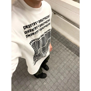 美式高街字母T恤男夏季圆领小众设计感短袖潮牌上衣 T07148 P38图片