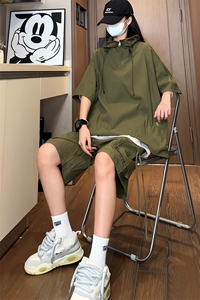 量大优 供视频 泡泡纱夏款连帽短袖t恤男 CP73-特p35图片