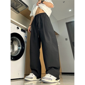 ！冰丝裤夏季男士直筒裤弯刀裤休闲裤长裤XZ617B--K58-特批35图片