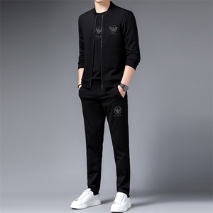 SA9608-3钱塘2020-2中青年男士新款时尚休闲帅气卫衣套装P240图片