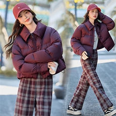 水衣源2767款时尚纯色短款洋气加厚保暖羽绒服女冬季潮品，女装羽绒服，水衣源