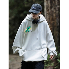 R1音品质连帽印花卫衣11色M-5XL可定制，男装卫衣，星座115A-3