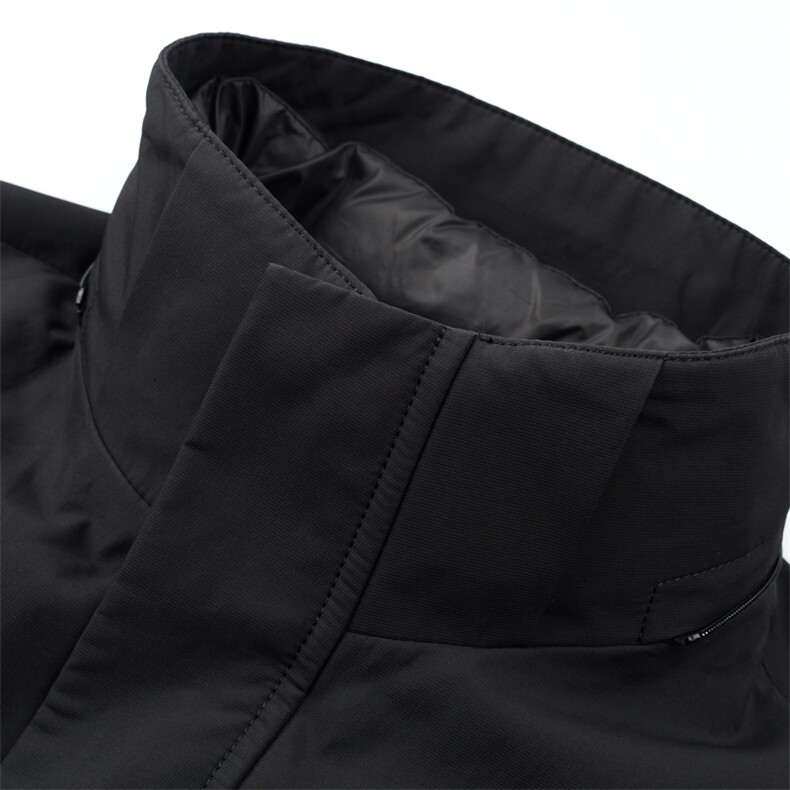 新款2023冬季脱卸内胆羽绒服中年男纯色外套爸爸装XXH1801-P320图片