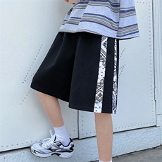 腰果花休闲运动短裤男大码宽松五分裤男大裤衩A071-6613-P30，男装休闲裤，电商A071
