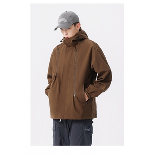冲锋衣外套潮牌痞帅炸街男秋冬小众日系防水山系夹克JK880-P50图片