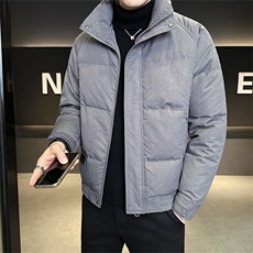 标50绒店主风男士立领暗花羽绒服保暖外套810-P195(控券后288)，男装羽绒服，电商B328
