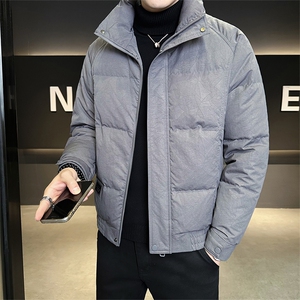 标50绒 店主风男士立领暗花羽绒服保暖外套810-P195(控券后288)图片