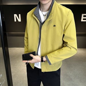 JK892-P85 2026年春季新款男装时尚夹克ins潮立领工装外套男图片