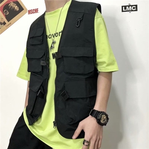 战术机能风多口袋马甲工装无袖背心马夹男女潮马甲网图 MJB04-p30图片
