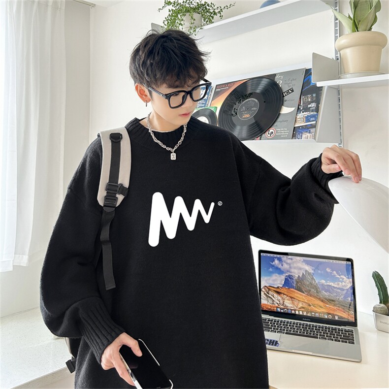 23秋冬季半高领毛衣加绒毛衣针织衫M3350-P45限68加绒55图片