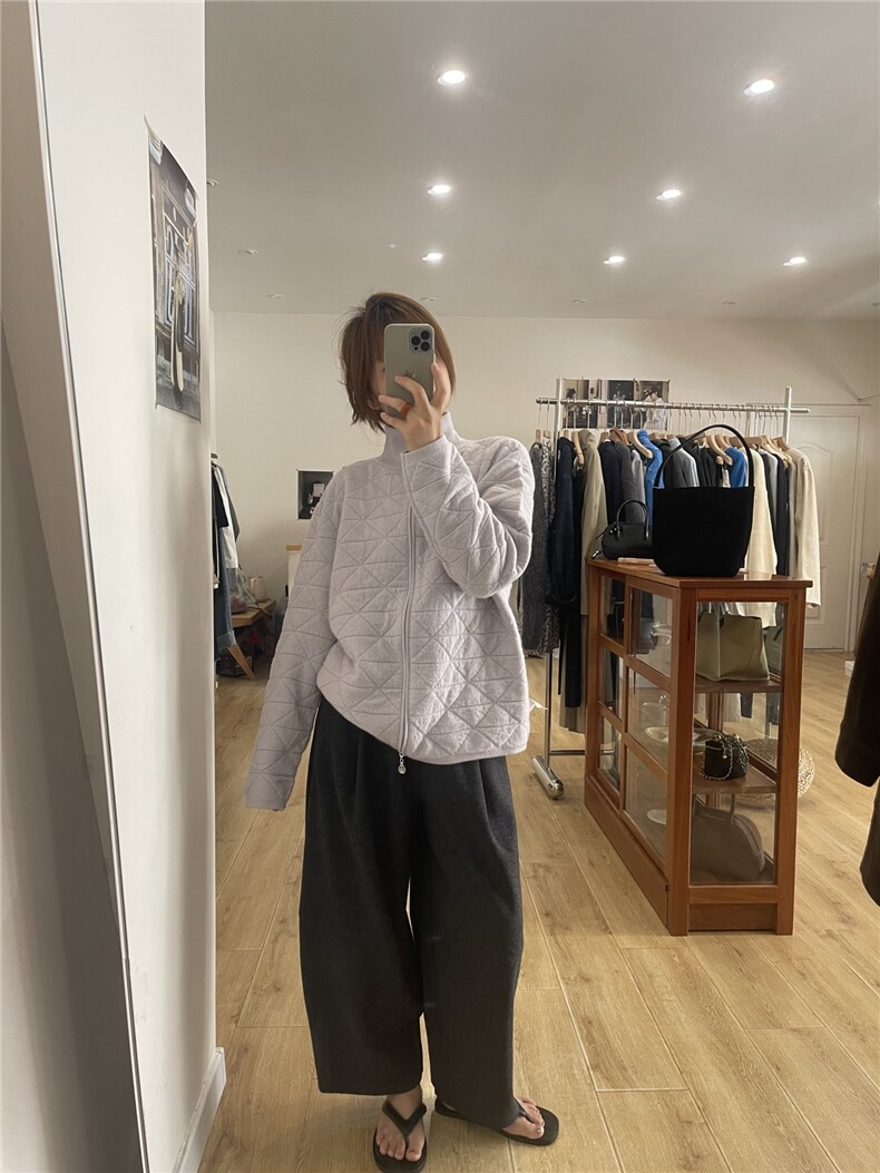 新款纯色圆领毛衣女宽松简约百搭打底针织衫柔软弹力保暖毛衫,针织衫/毛衣,美够羊绒