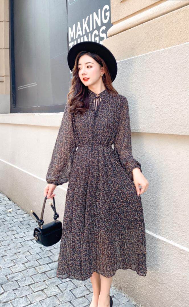 春装新款连衣裙，女装连衣裙，有声有色