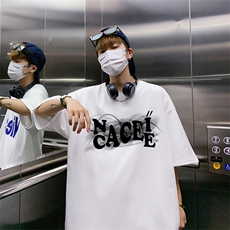 ！纯棉重磅220克夏季男士印花短袖T恤QT707-T265-P25，男装T恤，星座617B