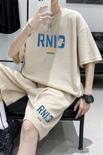 ！2023夏季男士华夫格短袖T恤套装潮流一套HTZ06P50，男装T恤，电商B220