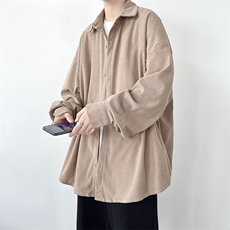 现货华夫格长袖衬衫男KD556-P40，男装衬衫，电商D312-1