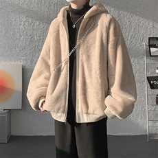 秋冬pu皮毛一体休闲百搭时尚潮男外套A071-5020-P98，男装皮衣，电商A071