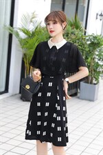 斗篷时尚连衣裙,女装连衣裙,湘怡服饰