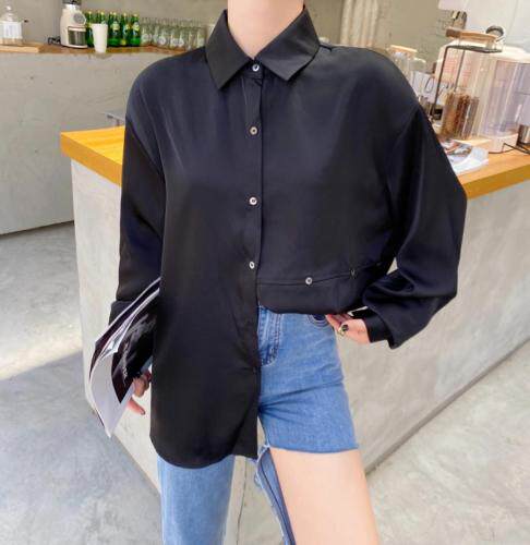 【秋款】现货，醋酸衬衫，女装衬衫，玲珑颂