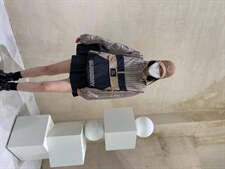 秋季新款套头拼接格子卫衣，女装卫衣/绒衫，88名店