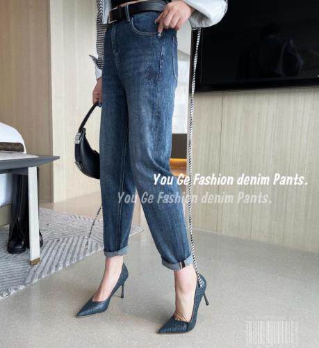 秋冬重工牛仔裤，女装牛仔裤，柚格