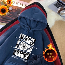 500克重磅冬季美式加绒加厚卫衣外套DL1677常规特P35加绒特40，男装卫衣，电商A486