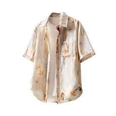 短袖衬衫DCS78034P35短裤DK88041P18大码M-5XL套装TZ88034P53控98，男装休闲套装，星座227-7