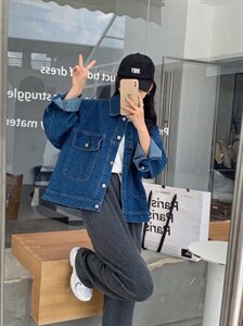 9930款日系少女时代系列牛仔外套图片