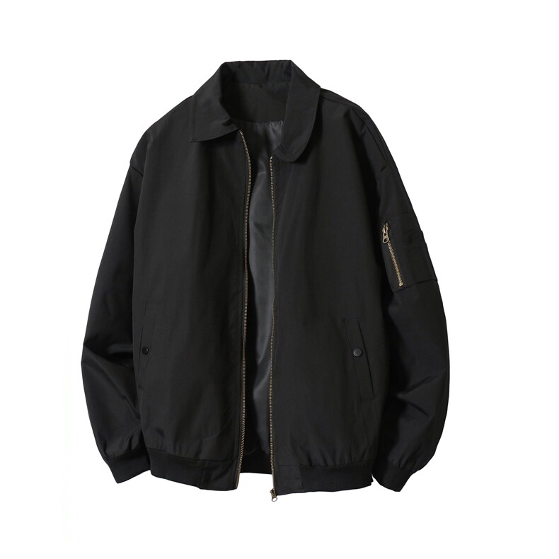 JK711-尺码M-3XL-P45-X90-美式飞行员夹克工装外套高短款棒球服,男装夹克,星座1811B