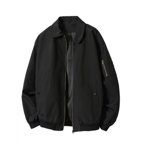 JK711-尺码M-3XL-P45-X90-美式飞行员夹克工装外套高短款棒球服图片