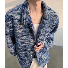 秋冬季薄款男士长袖衬衫日系格子休闲衬衣外套印花帅气JY291，男装夹克，星座1116A（原606A-3）