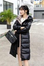 长款羽绒服，女装羽绒服，菲雪妮