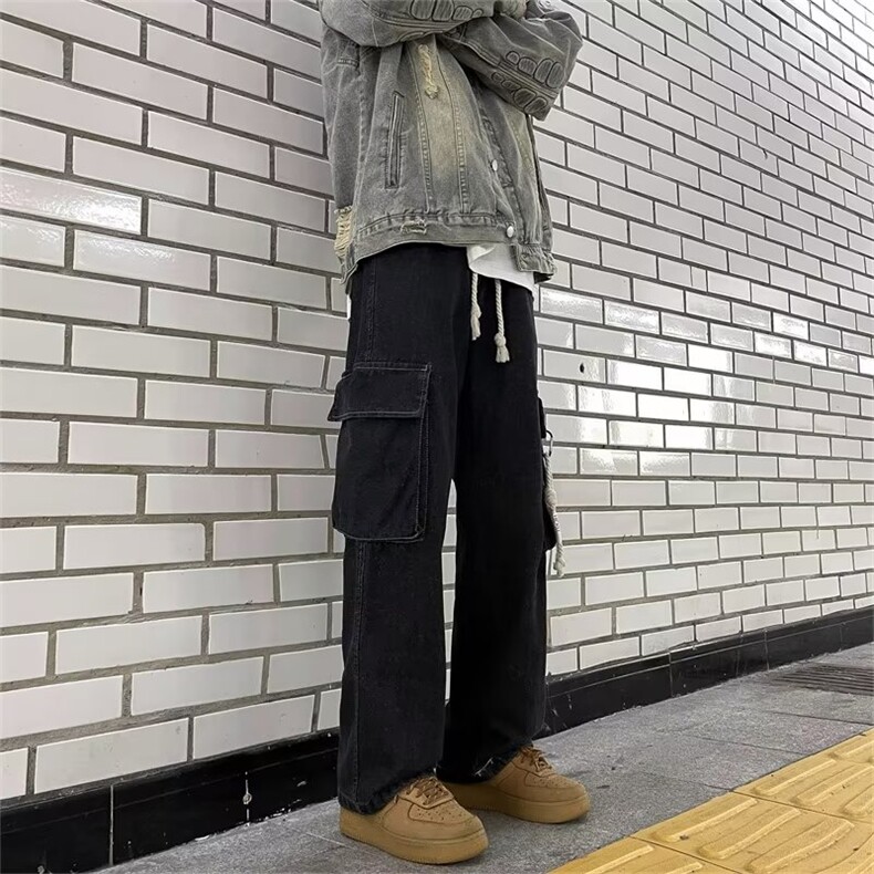 美式牛仔裤男款秋季长裤潮QN45P45,男装牛仔裤,星座1116-2
