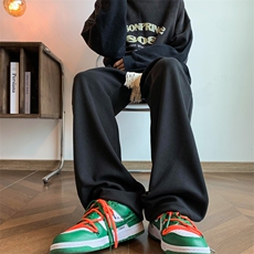 2024冬款直筒男宽松阔腿休闲裤子313A-1-NK80-P55控68，男装休闲裤，星座808A-1