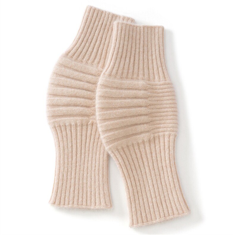 2025年秋季新款百搭女士粗条双股加厚护膝，袜子，思琳羊绒