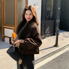 现货新款2B162-2159-P485-K669新G标90白鸭绒派克服，女装派克服，然然