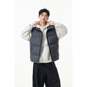 90%绒 新标有报告短款宽松羽绒服马甲上衣 Y981/ P210 现货图片