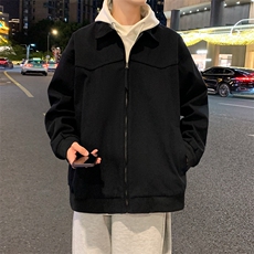 秋季新款现货轻奢风撞色衬衫领宽松夹克男DSA157-1-J182-特P75，男装夹克，电商A157-1