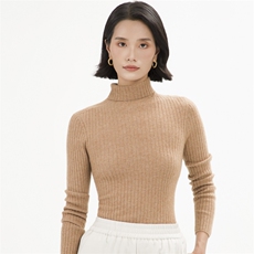 2024年秋冬新款女金丝轻松穿出高级感一线成衣修身打底衫百搭通勤，女装羊绒衫，巾兮羊绒