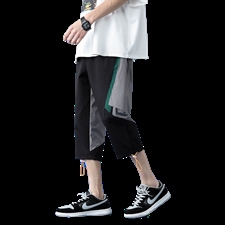 7XL~M港风2023夏季新款工装七分裤男加肥加大码胖子中裤潮控价68，男装休闲裤，钱塘717(原712)