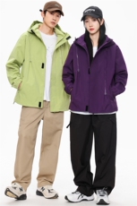 无影墙连帽冲锋衣情侣外套防风防水登山服夹克男JH-JK8008-P45，男装夹克，星座717