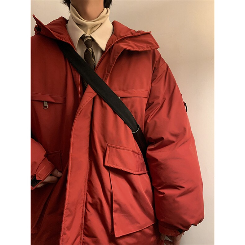 冲锋衣棉袄外套加厚棉服港风日系棉衣纯色1016-1W58P118K158,男装棉衣,星座1016-1（原电商B408-1）