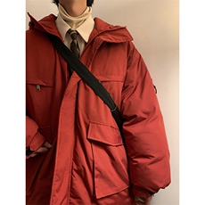冲锋衣棉袄外套加厚棉服港风日系棉衣纯色1016-1W58P118K158，男装棉衣，星座1016-1（原电商B408-1）