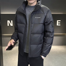 新标50绒羽绒服男2025冬季潮牌帅气袄子外套Y9818P130，男装羽绒服，星座914