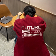 220g纯棉美式夏季短袖t恤男DT412-特批19控38，男装T恤，电商B370