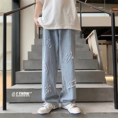 2023年新款男直筒休闲牛仔裤NT276P43，男装牛仔裤，星座1116-2