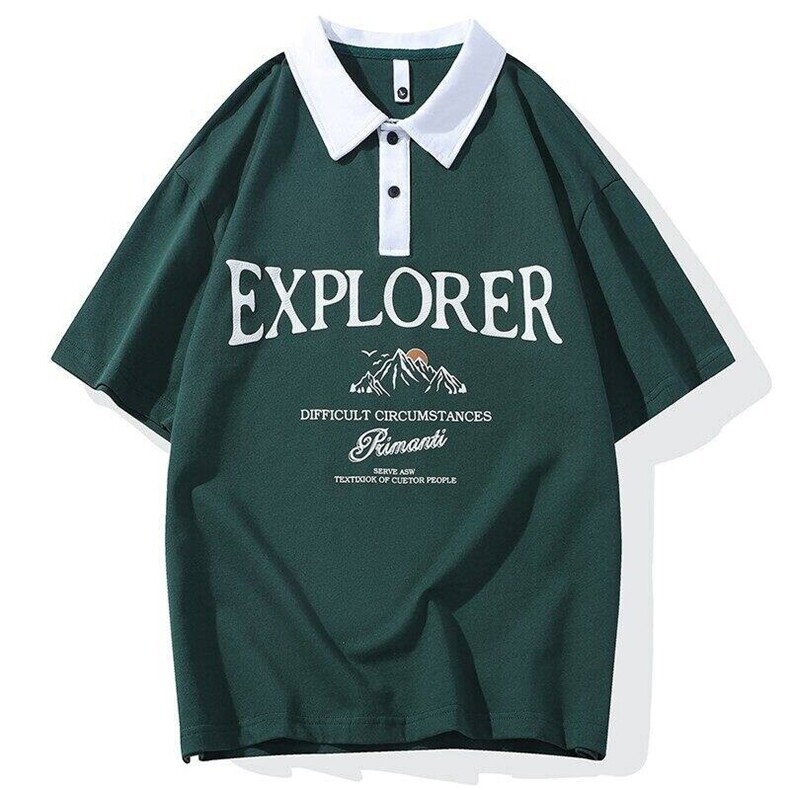 25063-特P40夏季休闲时尚T恤男短袖打底衫学生宽松翻领短袖POLO衫,男装T恤,电商D310B