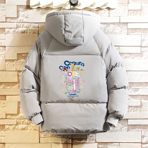 控128加绒面包服男大码羊羔毛棉衣男MY16332-P100图片